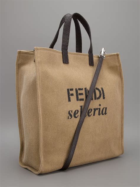 fendi selleria shopping tote|fendi selleria handbags.